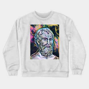 Zeno of Citium Portrait | Zeno of Citium Artwork 9 Crewneck Sweatshirt